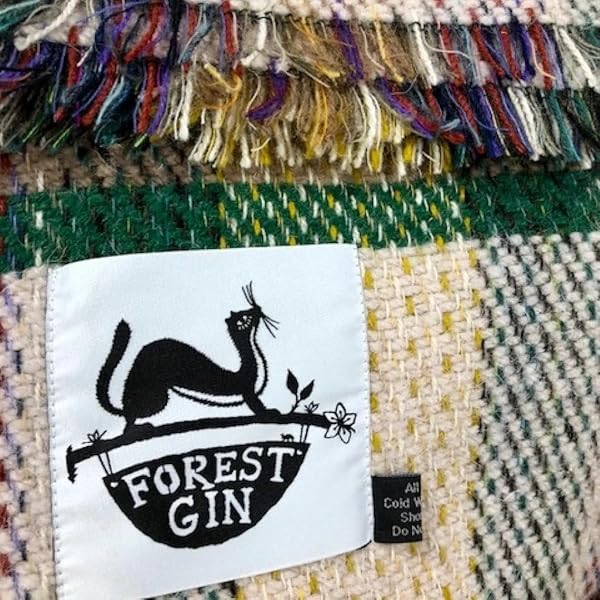 100% Wool, Forest Gin Blanket