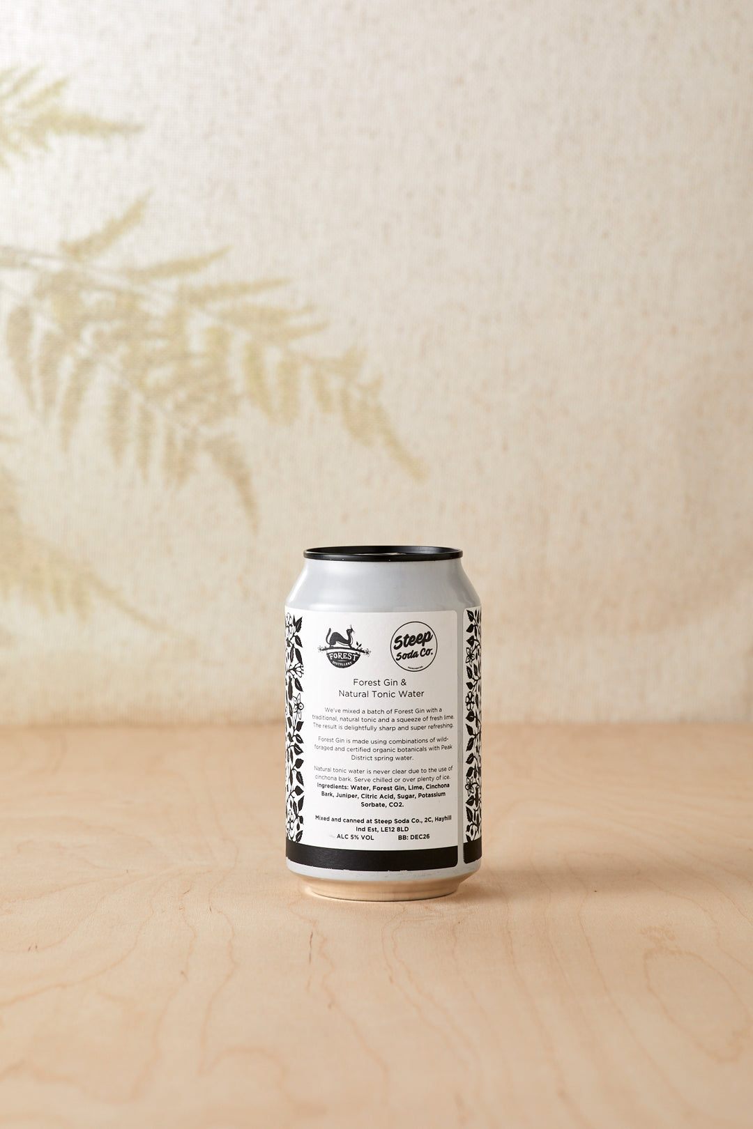Forest Gin &amp; Natural Tonic Water Premixed Cans - Case of 12