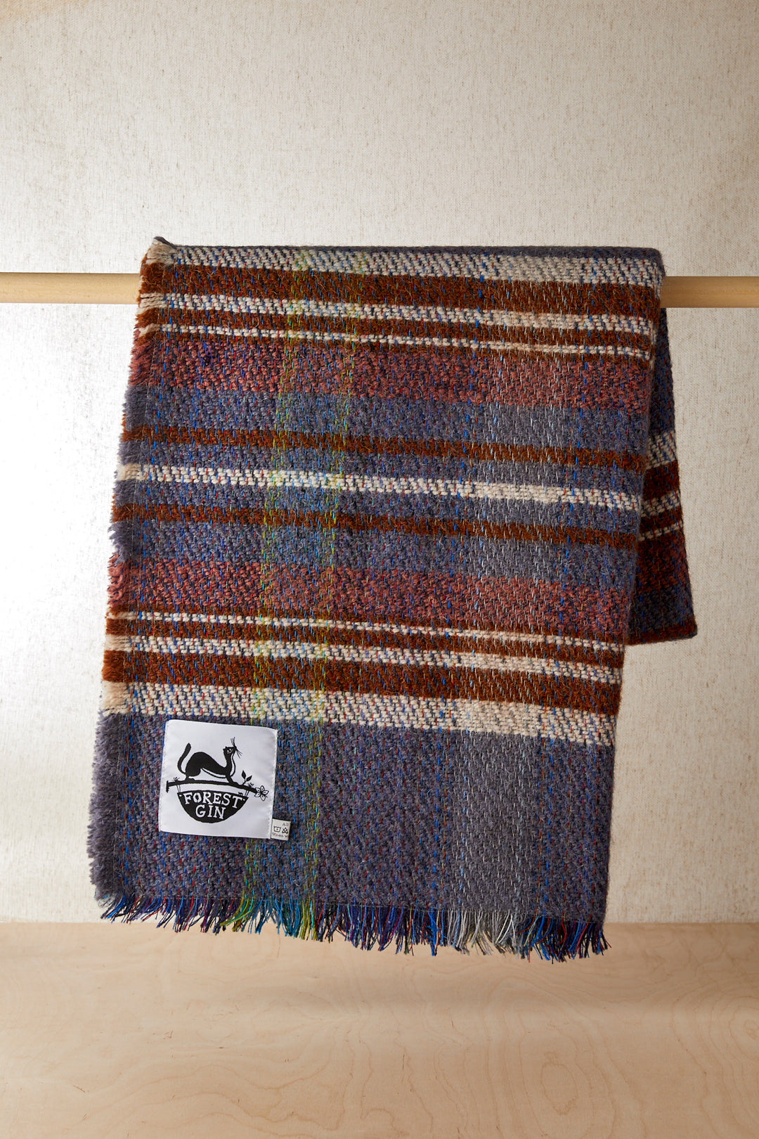 100% Wool, Forest Gin Blanket