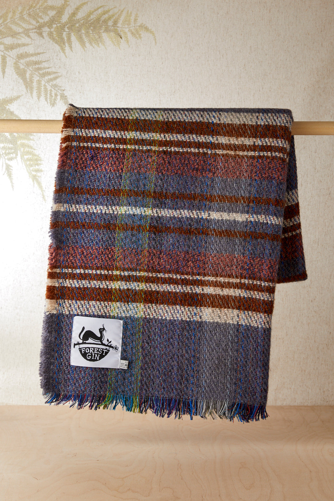 100% Wool, Forest Gin Blanket