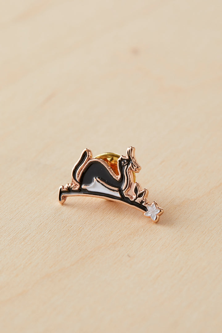 Weasel Pin Badge