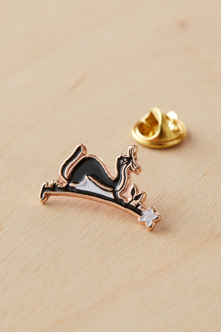 Weasel Pin Badge